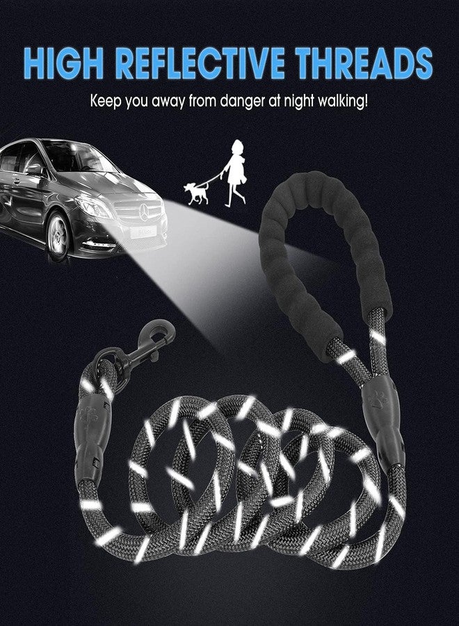 GLNRM Strong Pet Dog Leash with Soft Padded Handle, Highly Reflective Rope for Night Walking,360-Degree Rotating Metal Buckle Without Tangles, Suitable for Small, Medium and Large Dogs - Image 5